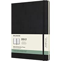 Moleskine - Agenda Semanal de 18 Meses- Agenda Semanal 2020-2021- Agenda Semana Vista con Tapa Dura y Cierre Elástico…
